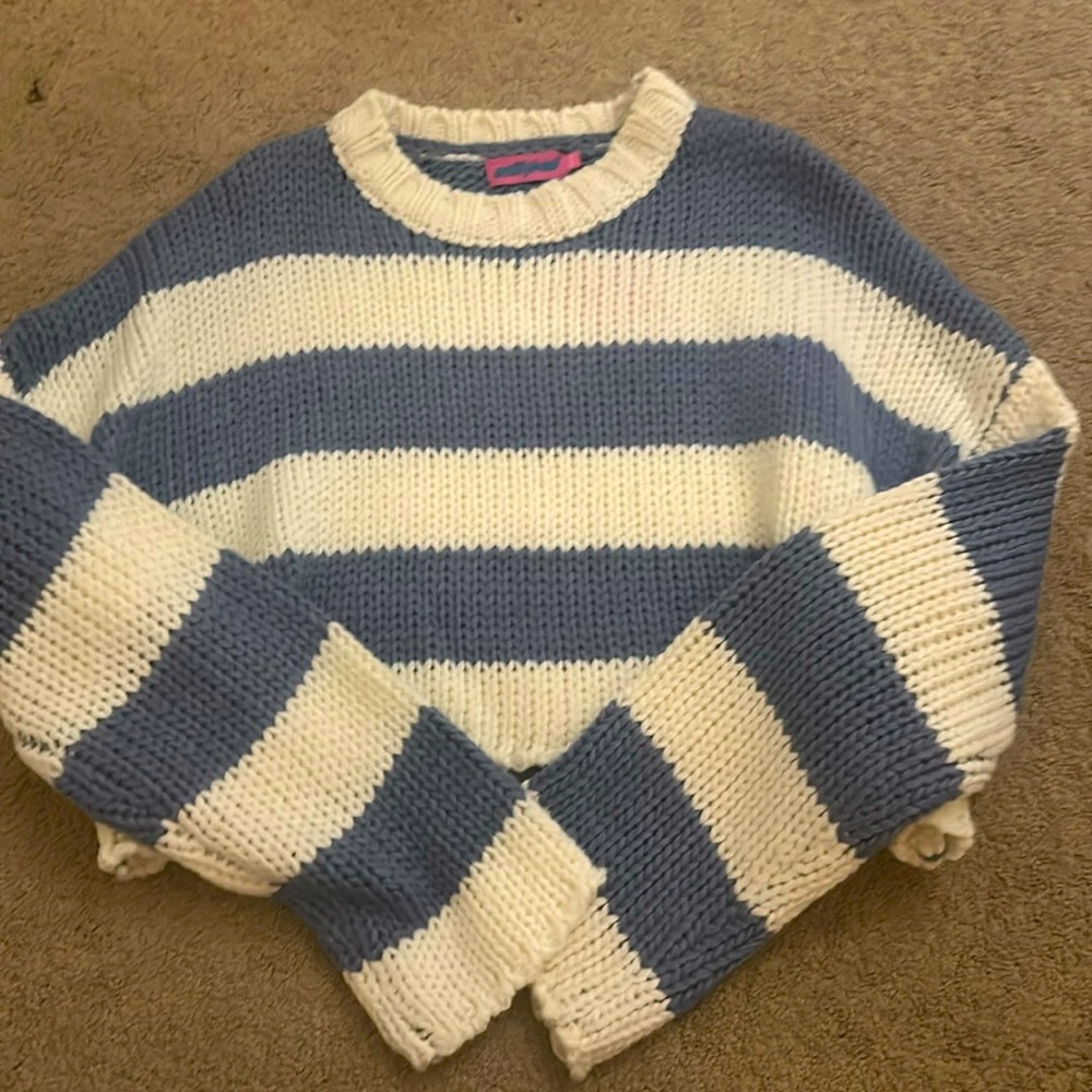 Edikted Cropped Knit Sweater